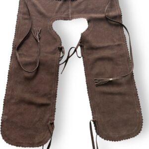 Chaparrera de cuero