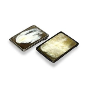 Hebilla de guampa rectangular