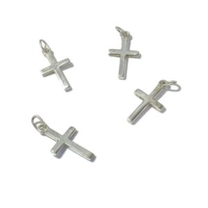 Dije cruz plata 925