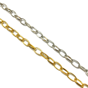Cadena Chata Níquel 2153 10X6X1.5MM