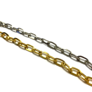 Cadena Chata Níquel 2154 - 14X9X1MM