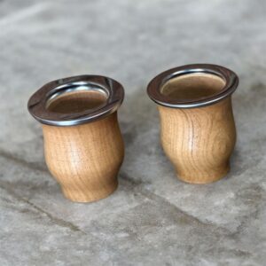 Mate algarrobo acero inox