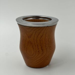 Mate camionero algarrobo virola acero inox