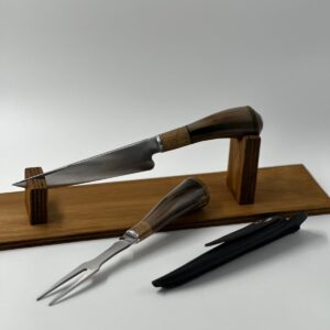 Kit cuchillo y tenedor guampa
